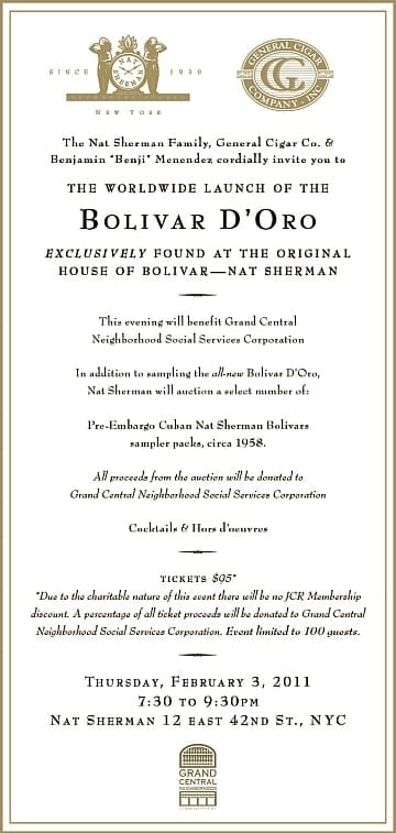Bolivar d'Oro Opening