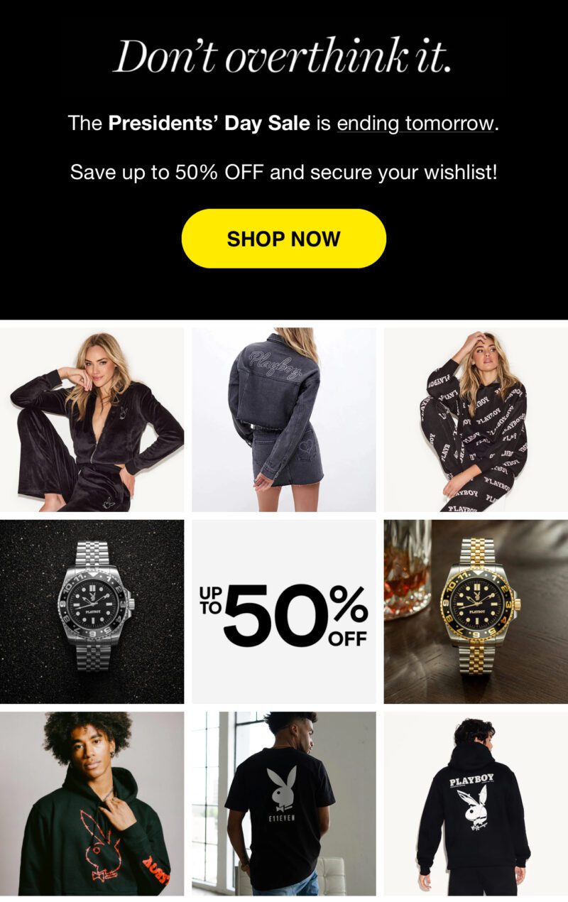 Playboy Sale